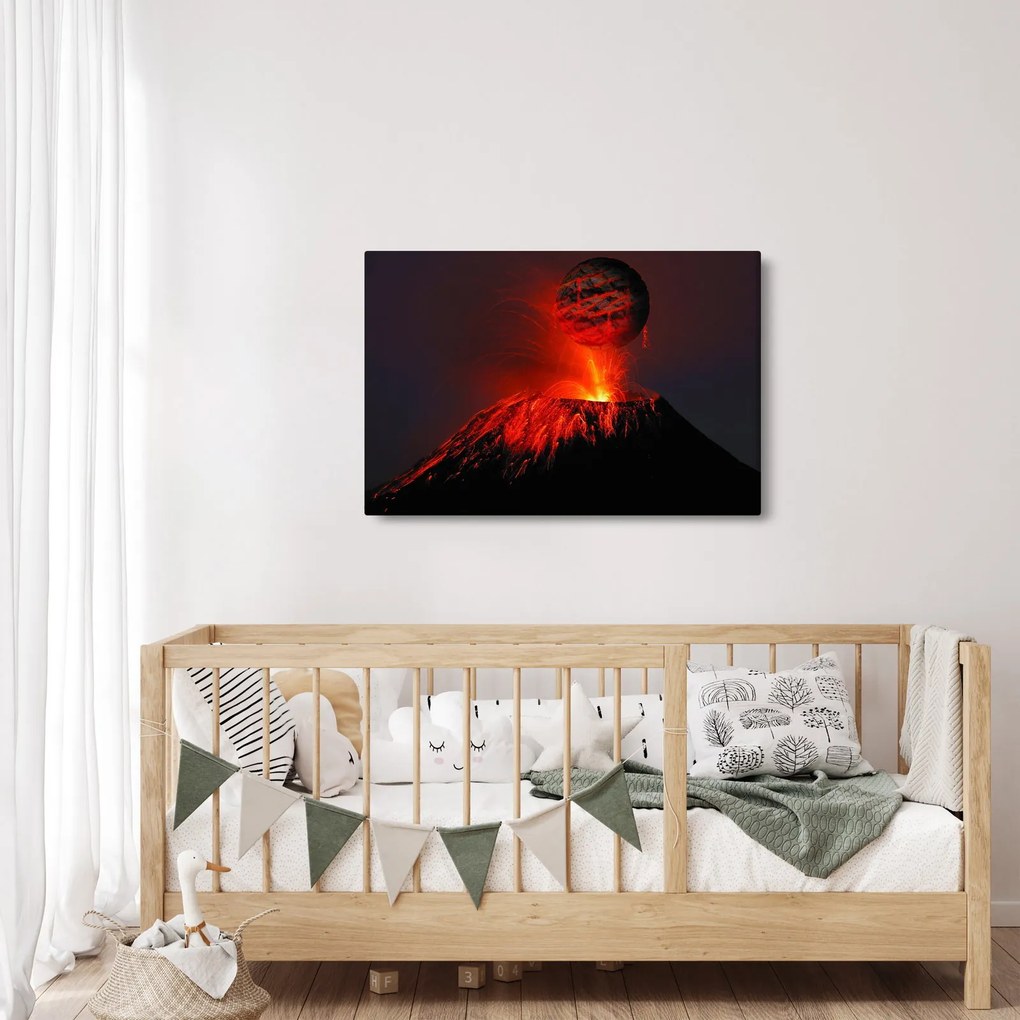 Tablou cu vulcan (90x60 cm)