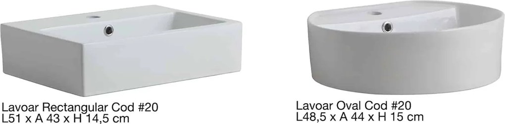 Set lemn masiv Mobilier Baie Carter Configurabil 80/100cm