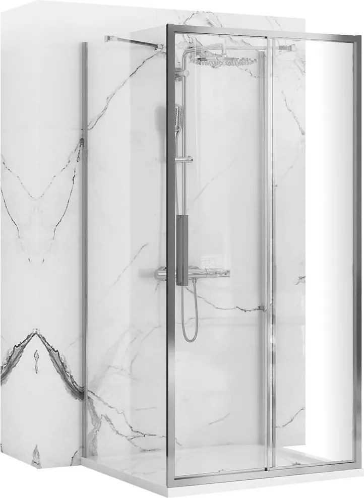 Cabina dus REA Rapid Slide 160x90 cm crom