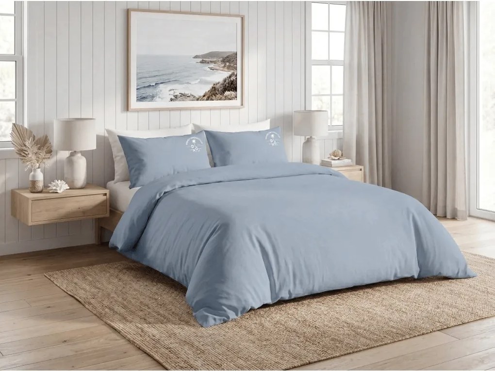 Lenjerie de pat din bumbac PLAIN BEAUTY gri deschis Dimensiune lenjerie de pat: 60 x 70 cm | 140 x 220 cm