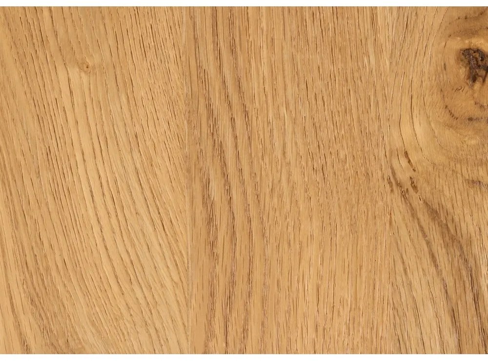 Bibliotecă neagră/în culoare naturală cu aspect de lemn de stejar 77x185x35 cm Seaford – Actona