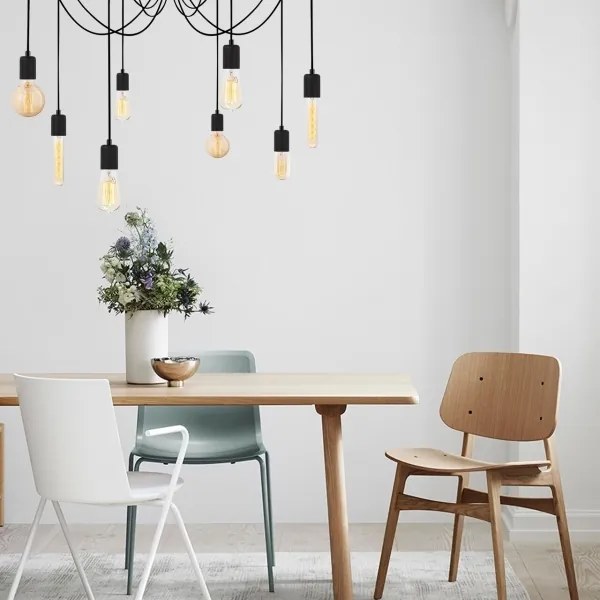 Lustră pe cablu KABLUNI 8xE27/100W/230V