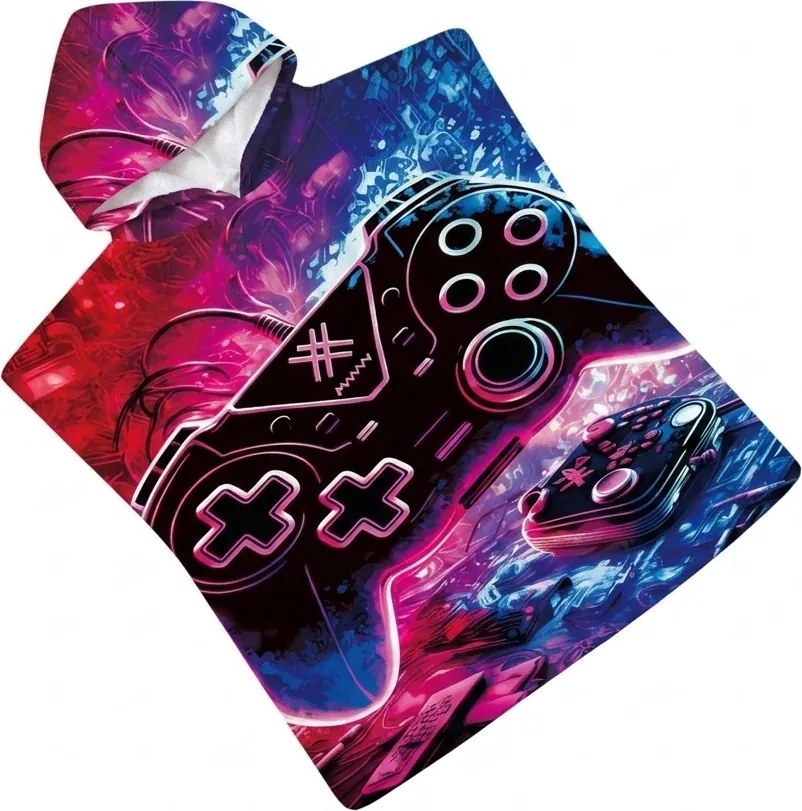 Poncho pentru copii GAMES colorat