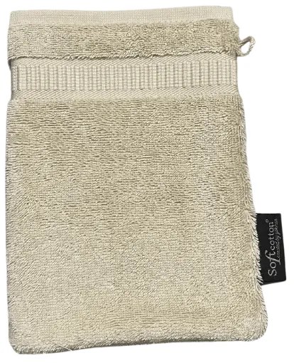 Mănușă de baie frotir SOFT 16x22 cm Bej / Beige