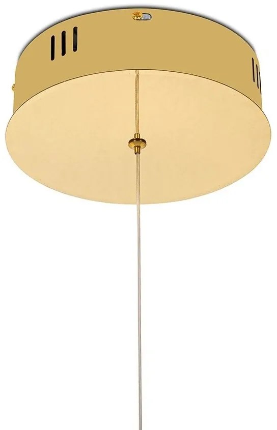 Lustra LED moderna design deosebit CHARMES 120 auriu