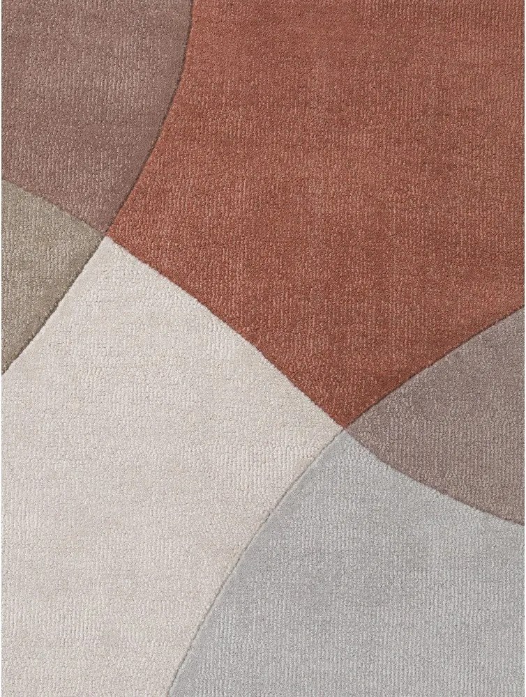 Covor bej țesut manual rotund din lână ø 160 cm Hackney Clarissa – Ted Baker