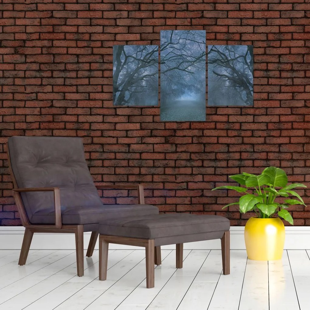 Tablou - Pădurea în ceață (90x60 cm)