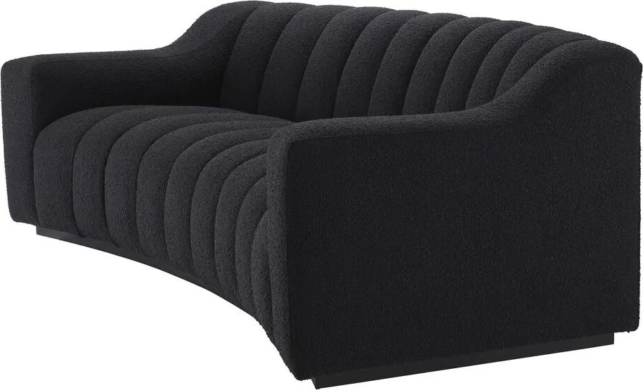 Canapea design LUX Kelly S boucle negru 115144 HZ