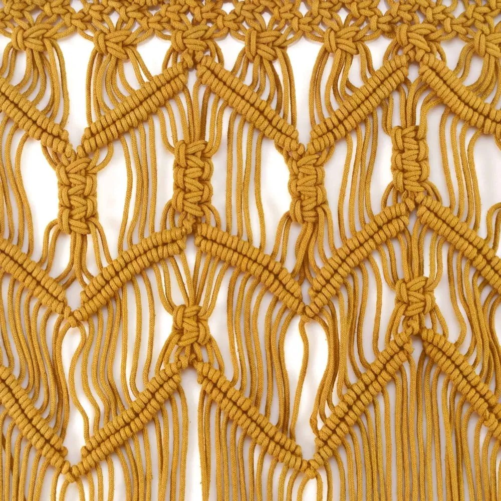 Draperie galbenă 90x200 cm cu prindere la ușă Macarena – douceur d'intérieur