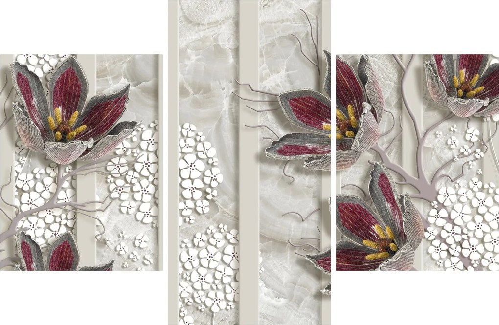Tablou - Flori decorative (90x60 cm)