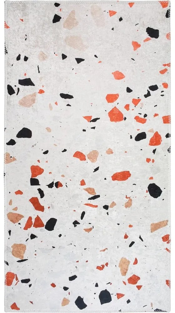 Covor portocaliu-fildeș lavabil 120x180 cm Italian Stone – Vitaus