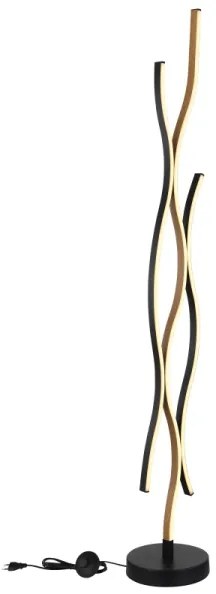 Lampadar LED Globo 67206SW GERONIMO LED/28W/230V 3000K negru/auriu