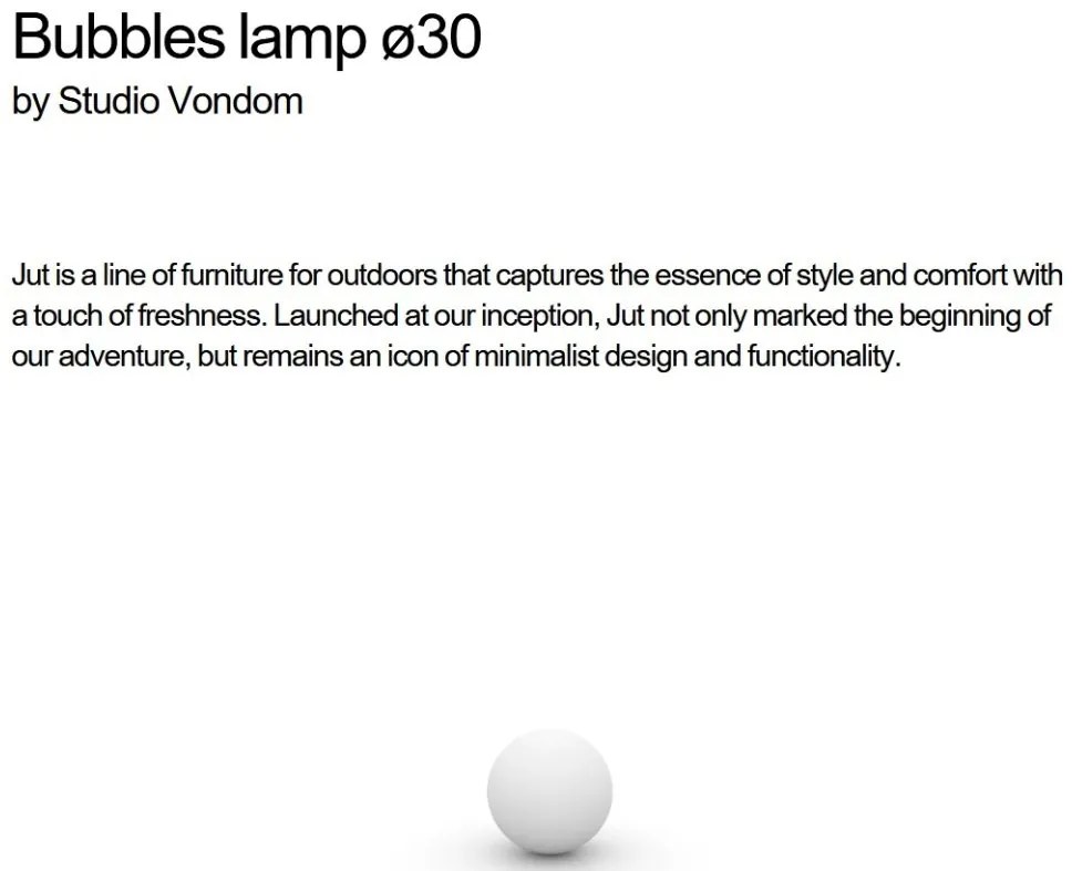 Corp de iluminat RGBW LED decorativ exterior Bubbles diametru 30cm
