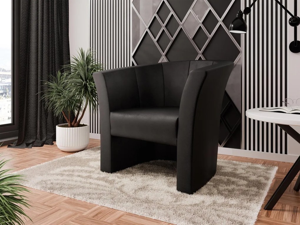 Fotoliu Kerkar (Negru) . Promo -16%. 1103819