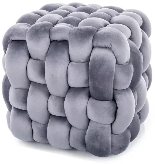 Taburet Faris velvet gri Tap.252