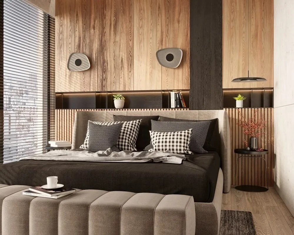 Aplica de perete LED design decorativ Deux crem