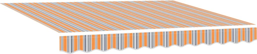 vidaXL Cortina Retractabilă Multicolour 350 x 250 cm Poliester și oțel