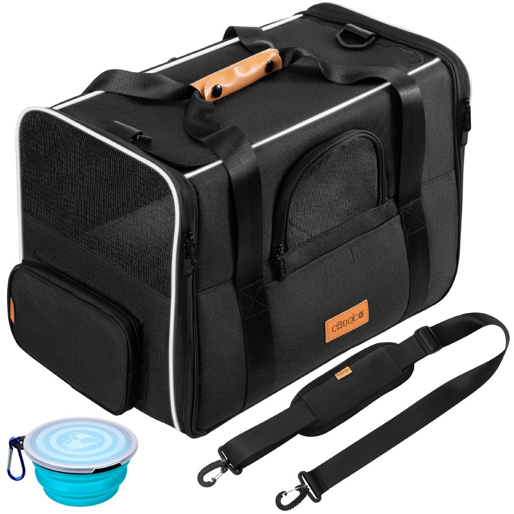 Deuba Geantă portabilă pentru pisici 44x34x31 cm - antracit