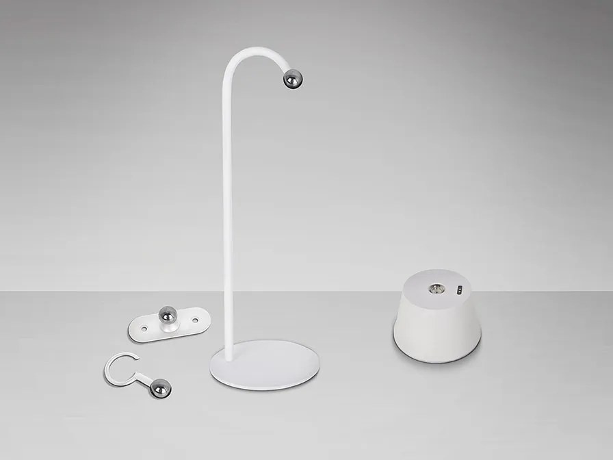 Lampa LED portabila exterior/interior IP54 Cuco alba