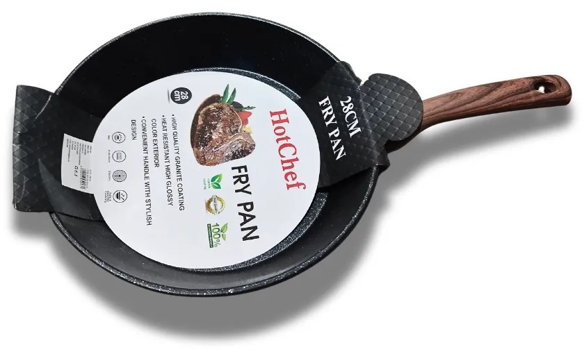 Tigaie 28 cm Acoperire Granit Fry Pan De Luxe Compatibila Inductie Electric si Gaz