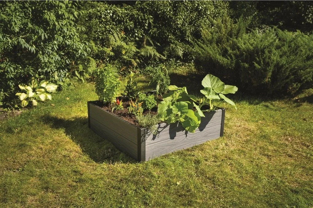 Keter jardiniere Maple 106 x 106 x 32 cm, gri