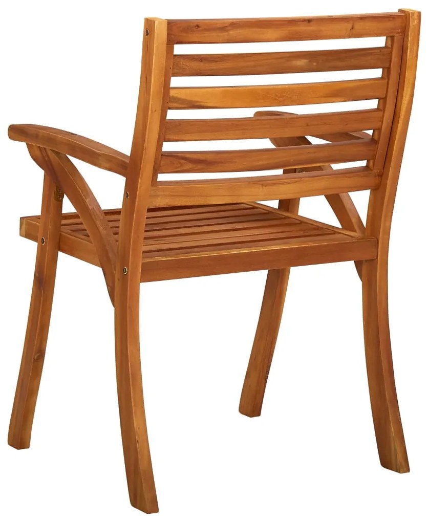 Set mobilier pentru gradina, 3 bucati, lemn masiv de acacia Patrat, 3