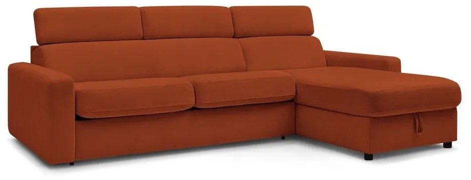 Colțar cărămiziu extensibil (cu colț variabil) Monaco – Bobochic Paris