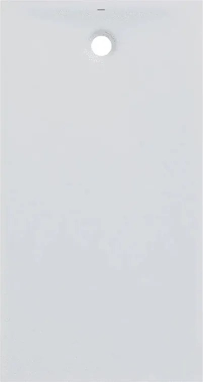 Cadita de dus rectangulara Geberit Olona alb 100x70 cm