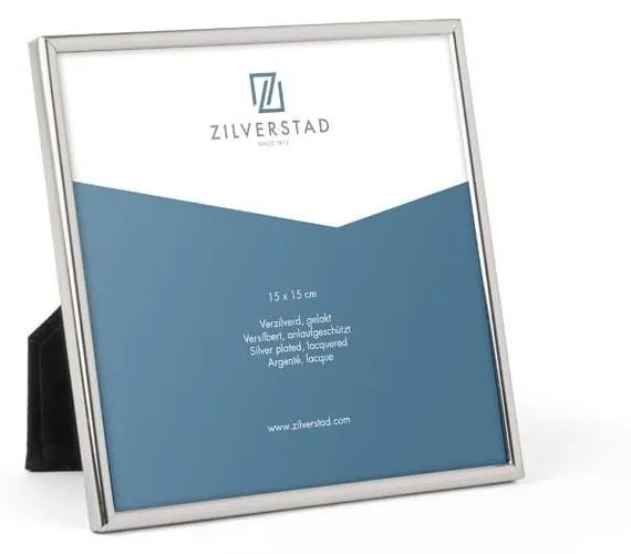 Ramă foto argintie de sine stătătoare/de suspendat din metal 16x16 cm Sweet Memory – Zilverstad