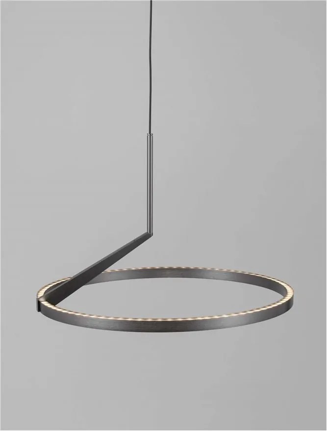 Lustra LED suspendata design minimalist TILIA nickel