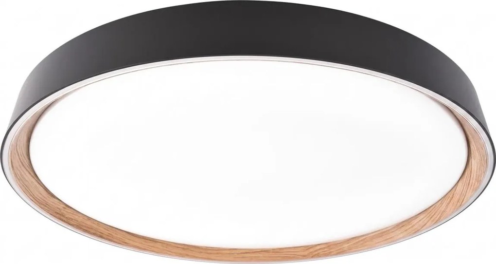 Plafonieră LED cu funcție de dimare ILVI LED/30W/230V 2700-6500K Ø 40 cm negru/bej + telecomandă