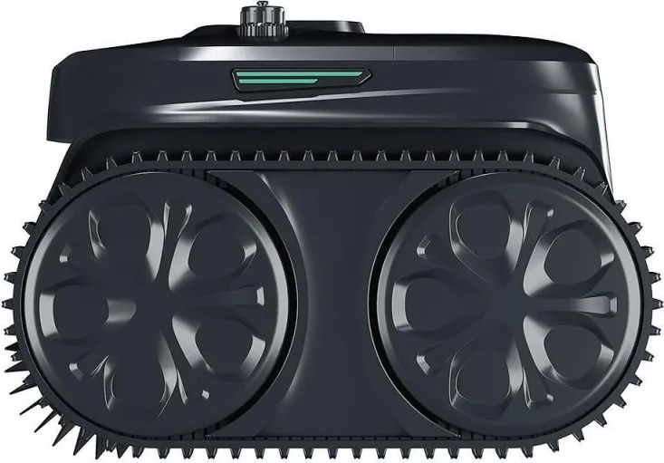 Robot fara fir pentru piscine Wybot C2 Pro Vision, 65 W, 180 min, 200 m², Camera AI, Filtrare dubla, Functii autonome, Negru