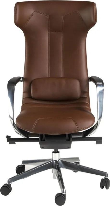 Scaun de birou modern piele sintetica Brown