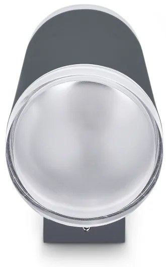 Aplică de exterior Brilagi MATERA 2xGU10/30W/230V antracit IP54