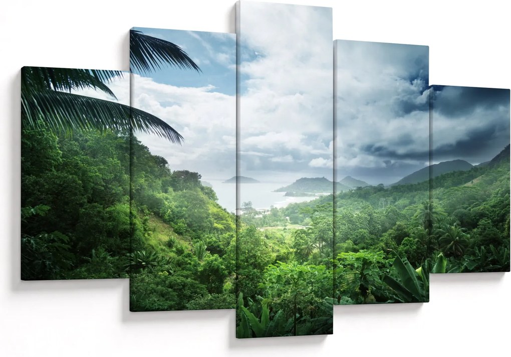 Tablou -Jungla din Seychelles (150x105 cm)