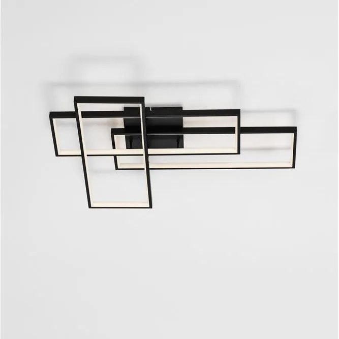 Aplica de perete sau tavan design geometric Alis negru