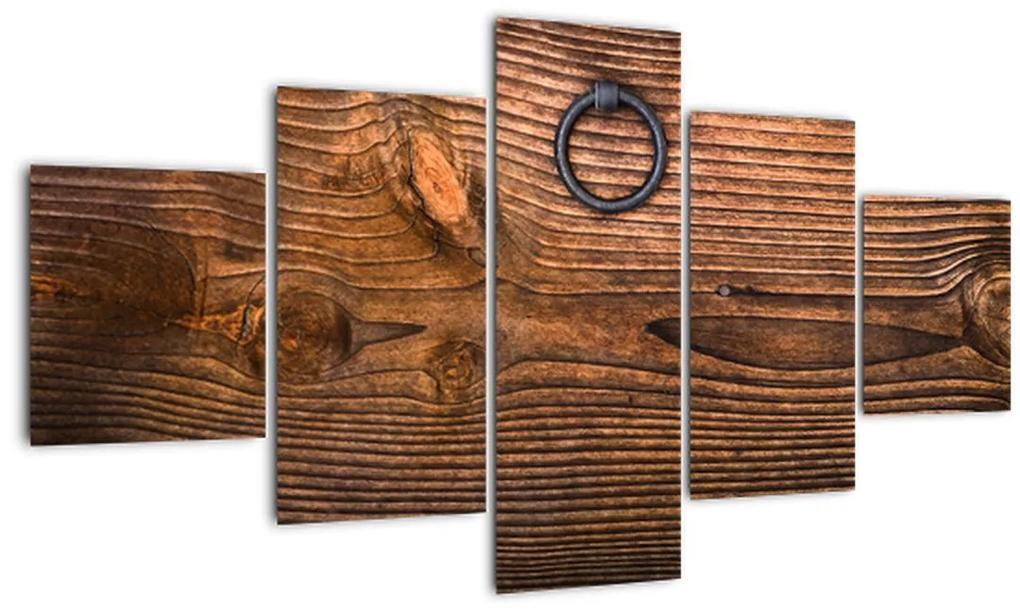 Tablou textura lemnului (125x70 cm), în 40 de alte dimensiuni noi