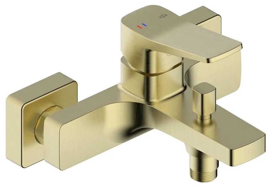 KFA Armatura 4524-010-31 - Baterie pentru cadă MALAGA, auriu periat