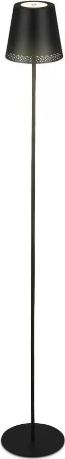 Briloner 1438015 - Lampă de podea LED dimabilă KIKI, 4,3 W/5 V, IP44, 2600 mAh, negru