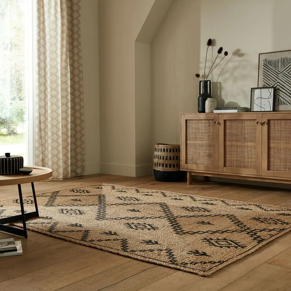 Covor în culoare naturală din iută 120x170 cm Rowen – Flair Rugs