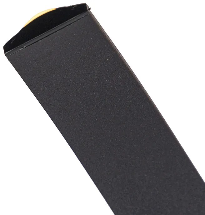 Lampă pendantă de design neagră reglabilă cu LED mare - Twisted