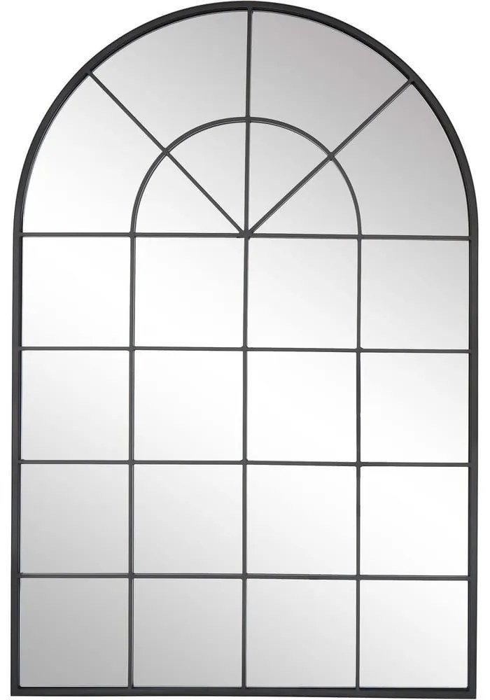 Oglindă de perete cu ramă metalică neagră Westwing Collection Clarita, 60 x 90 cm