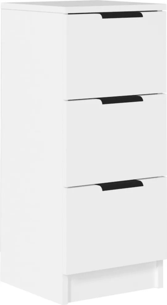 vidaXL Dulap, alb, 30x30x70 cm, lemn prelucrat