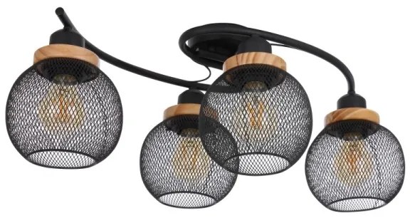 Lustră aplicată PABLO 4xE27/60W/230V Globo 15663-4D