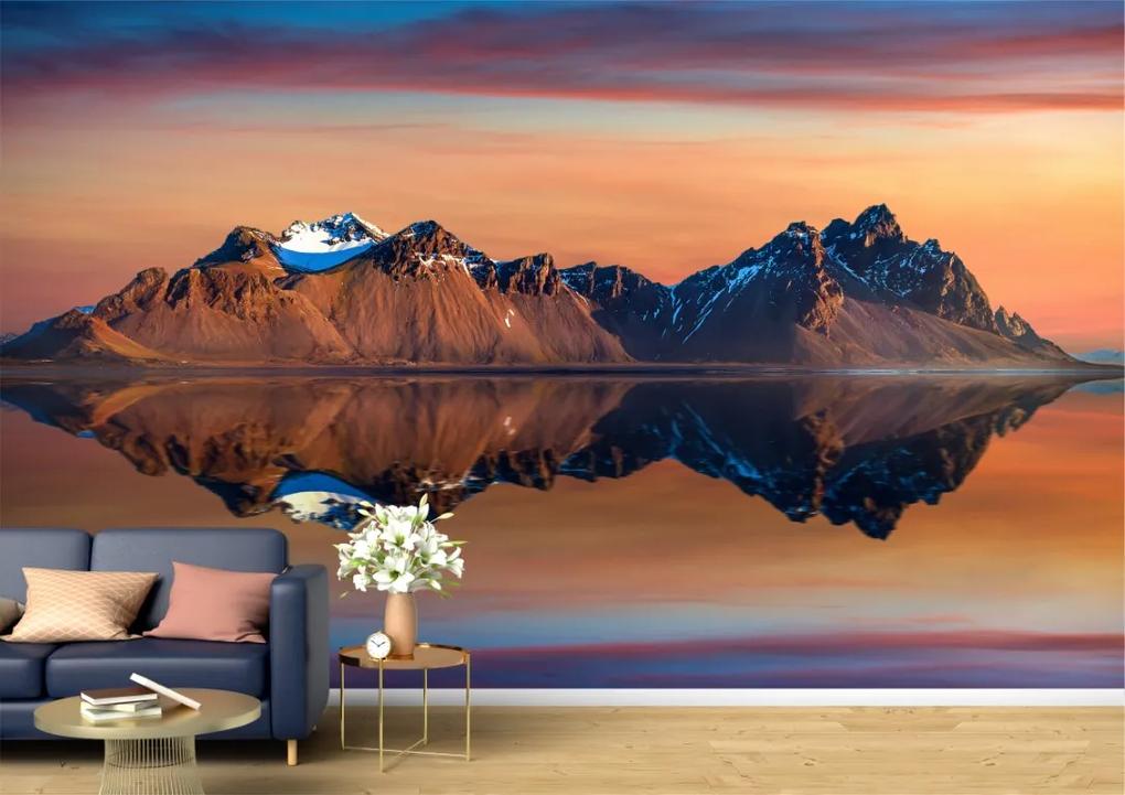Tapet Premium Canvas - Muntele Vestrahorn din Islanda