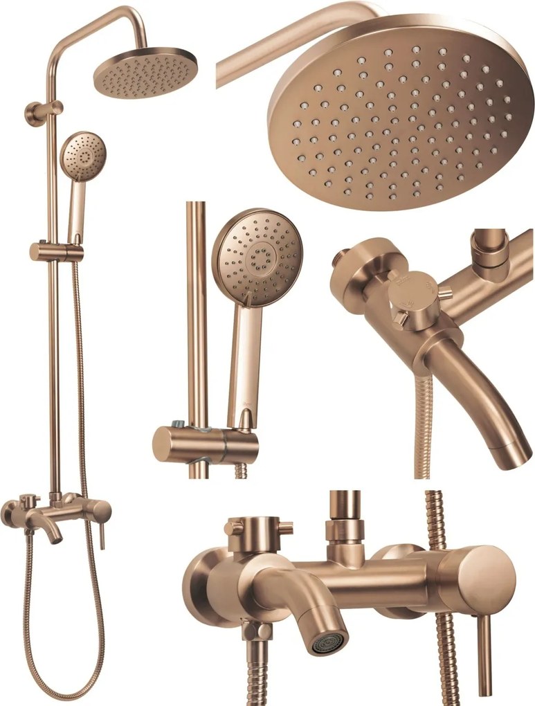 Set dus Rea Luis Brush Copper