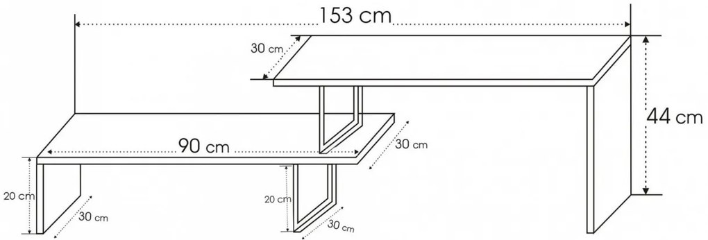 Comoda TV Ovit - Pine