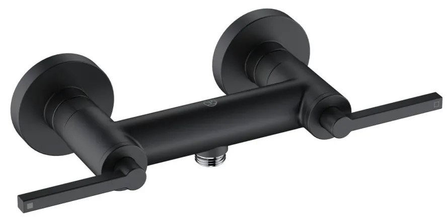 Baterie de dus, negru mat Negru mat