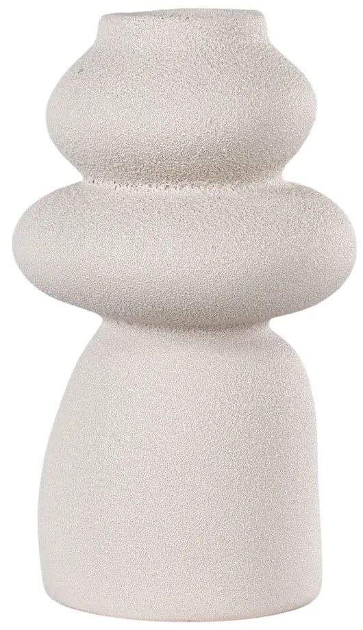 Vază crem din gresie (înălțime 26,5 cm) – House Nordic
