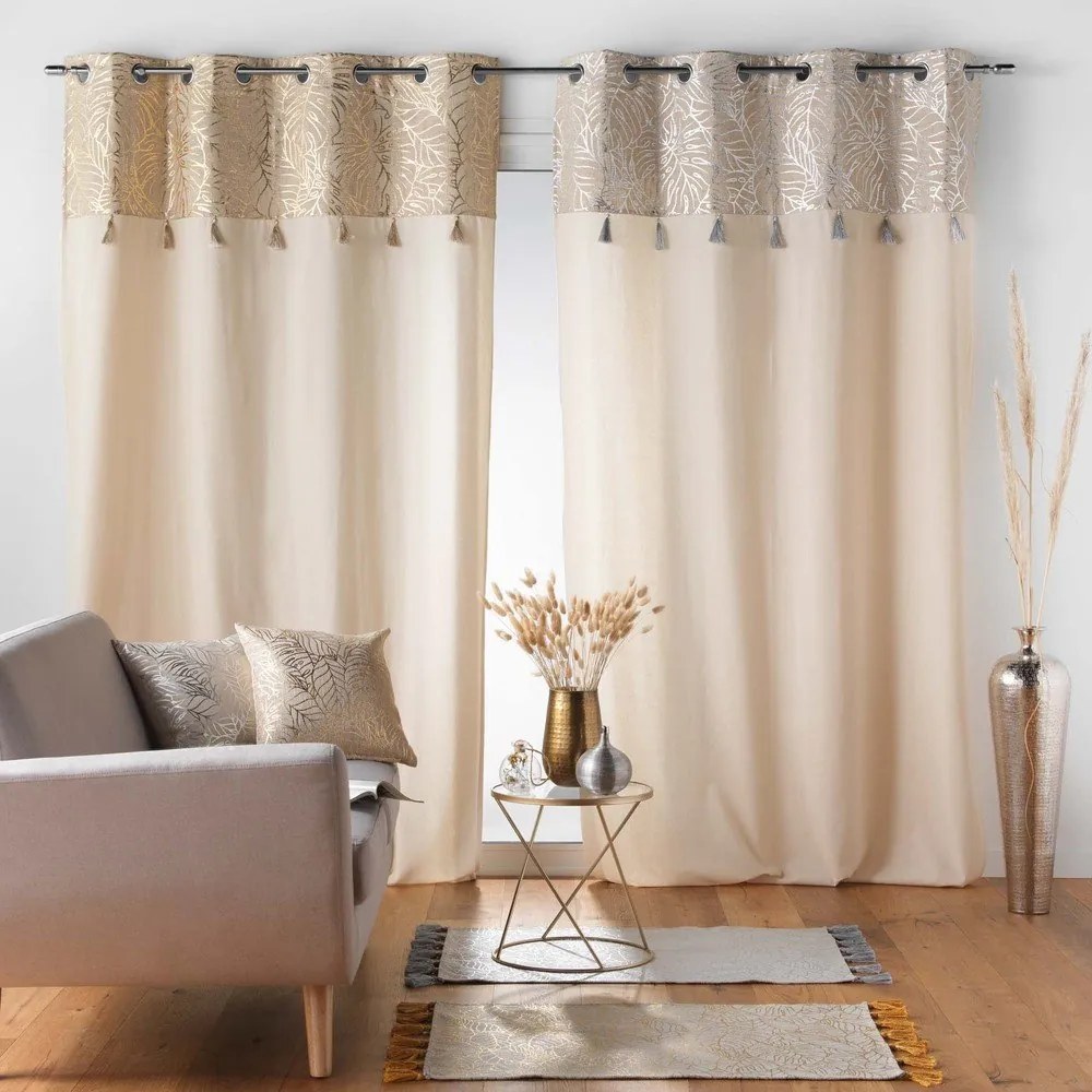 Pernă decorativă 40x40 cm Solea Or – douceur d'intérieur